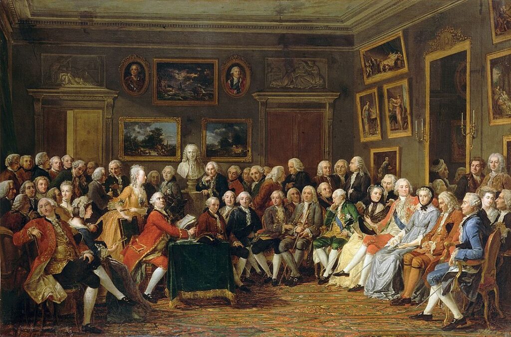 1092px Les salons au XVIIIe siecle Histoire Image